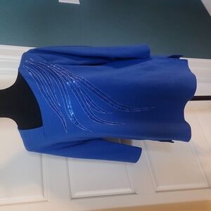 Bob Mackie Wearable Art Knit Top
